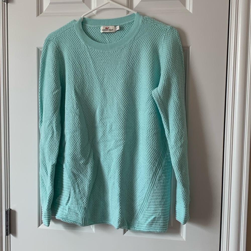 Vineyard Vines textured crew next sweater